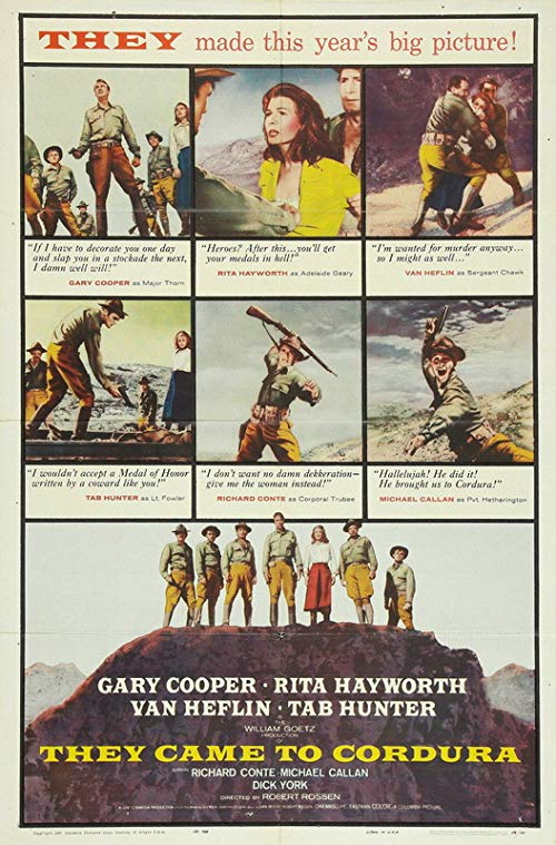 دانلود دوبله فارسی فیلم They Came to Cordura 1959